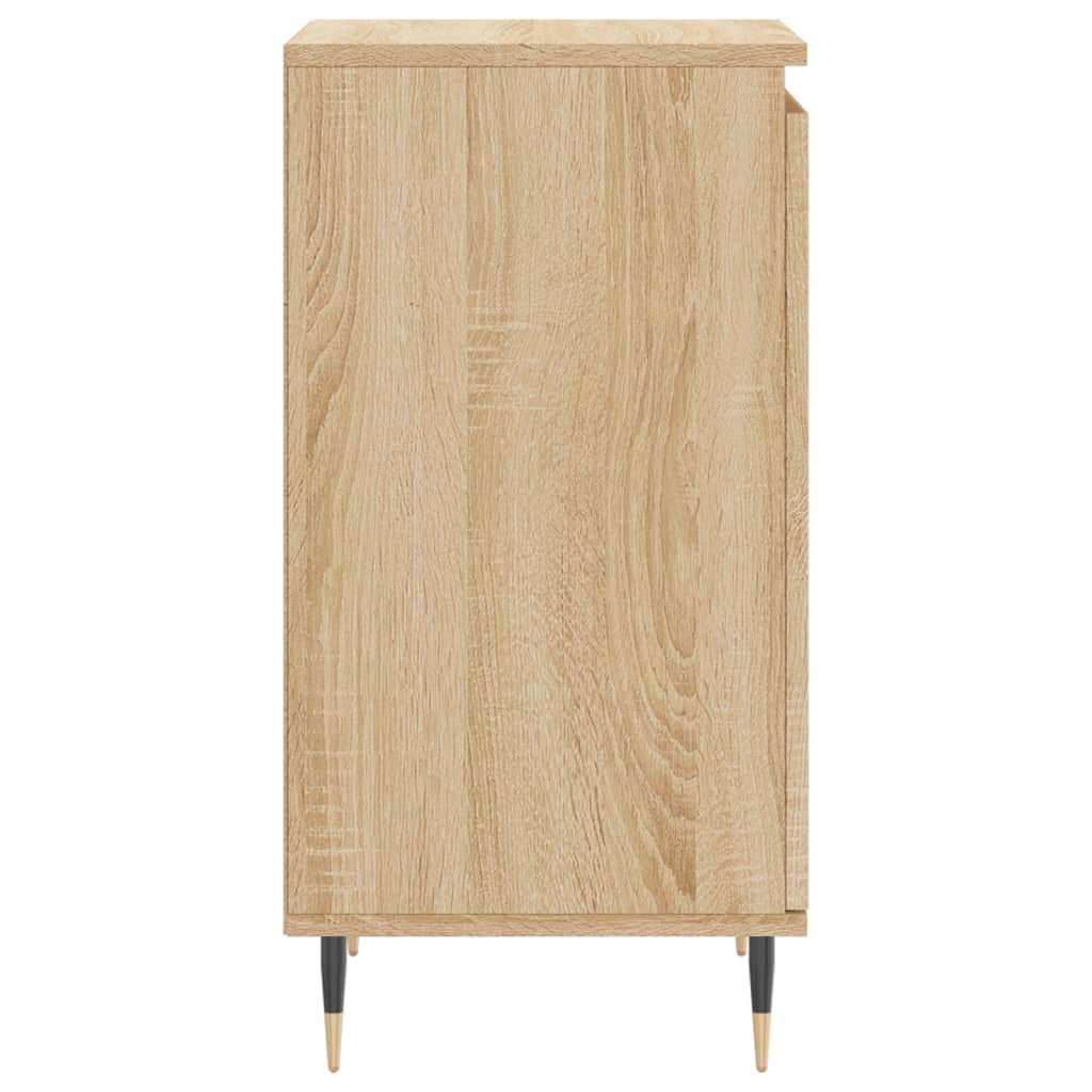 Dressoir 40x35x70 cm bewerkt hout sonoma eikenkleurig is nu te koop bij PeponiXL, paradijselijk wonen!