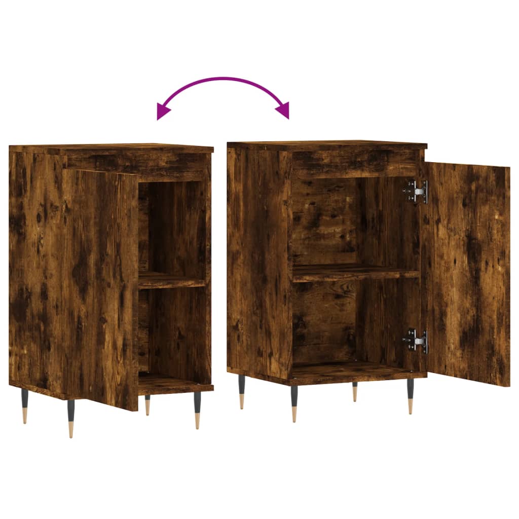Dressoir 40x35x70 cm bewerkt hout gerookt eikenkleurig is nu te koop bij PeponiXL, paradijselijk wonen!