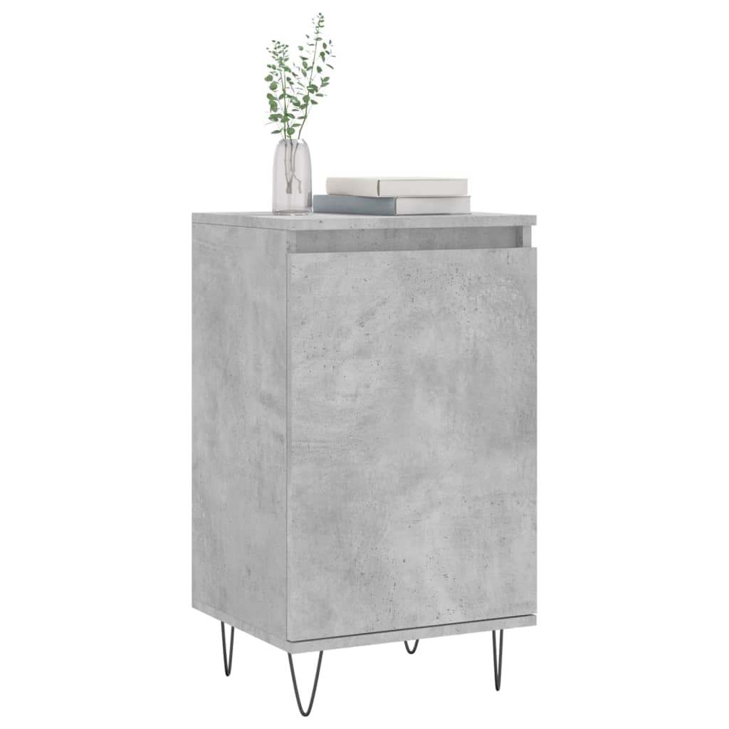 Dressoir 40x35x70 cm bewerkt hout betongrijs is nu te koop bij PeponiXL, paradijselijk wonen!