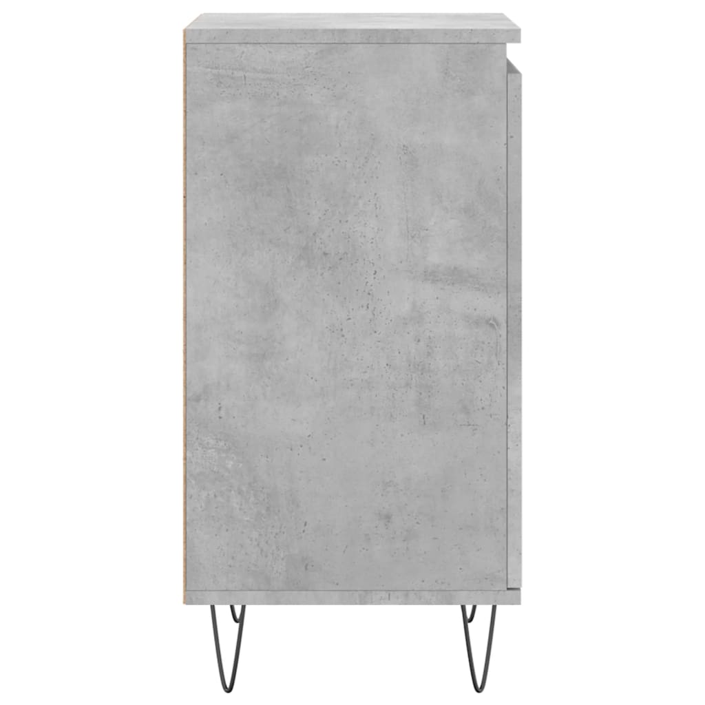 Dressoir 40x35x70 cm bewerkt hout betongrijs is nu te koop bij PeponiXL, paradijselijk wonen!