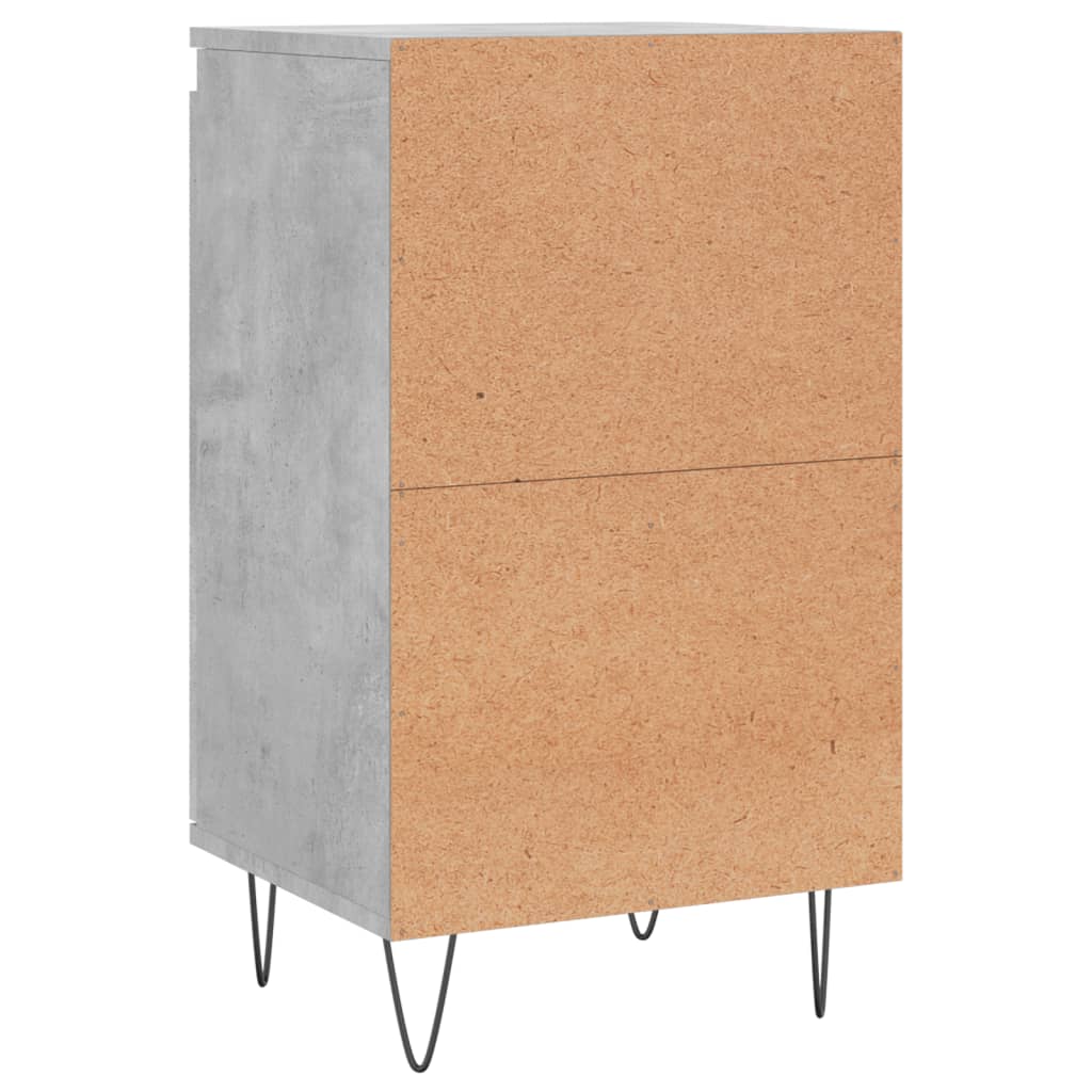 Dressoir 40x35x70 cm bewerkt hout betongrijs is nu te koop bij PeponiXL, paradijselijk wonen!