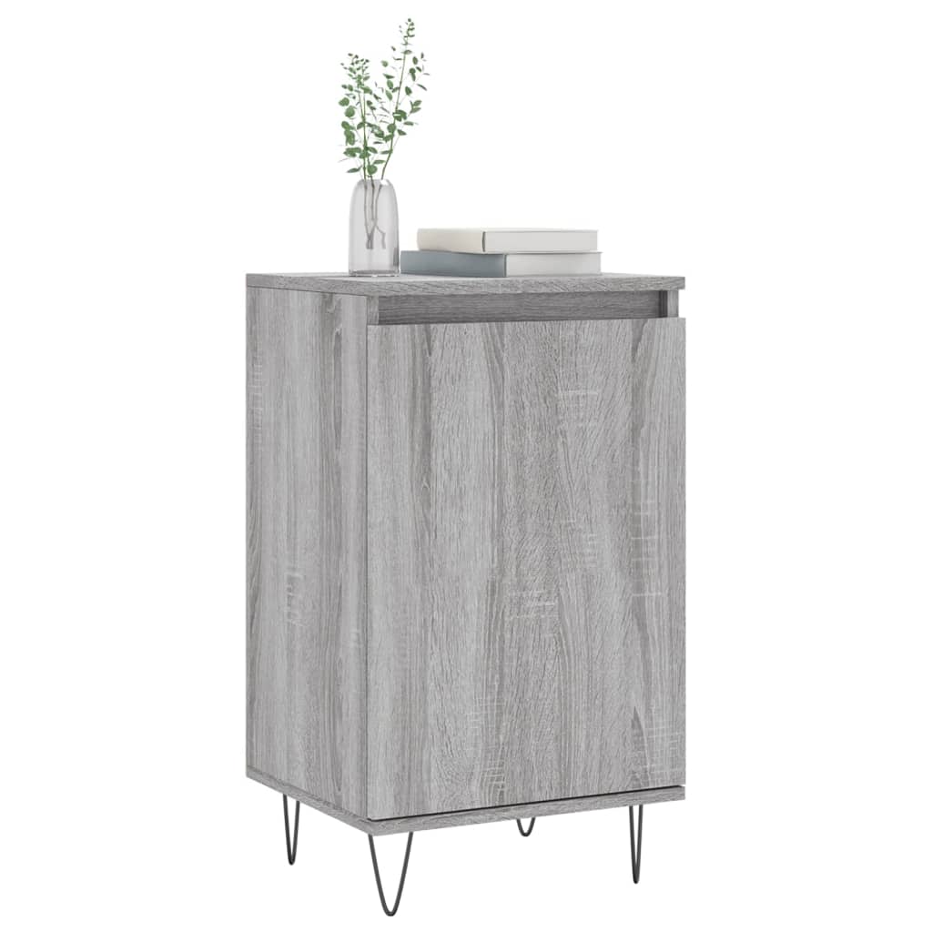 Dressoir 40x35x70 cm bewerkt hout grijs sonoma is nu te koop bij PeponiXL, paradijselijk wonen!