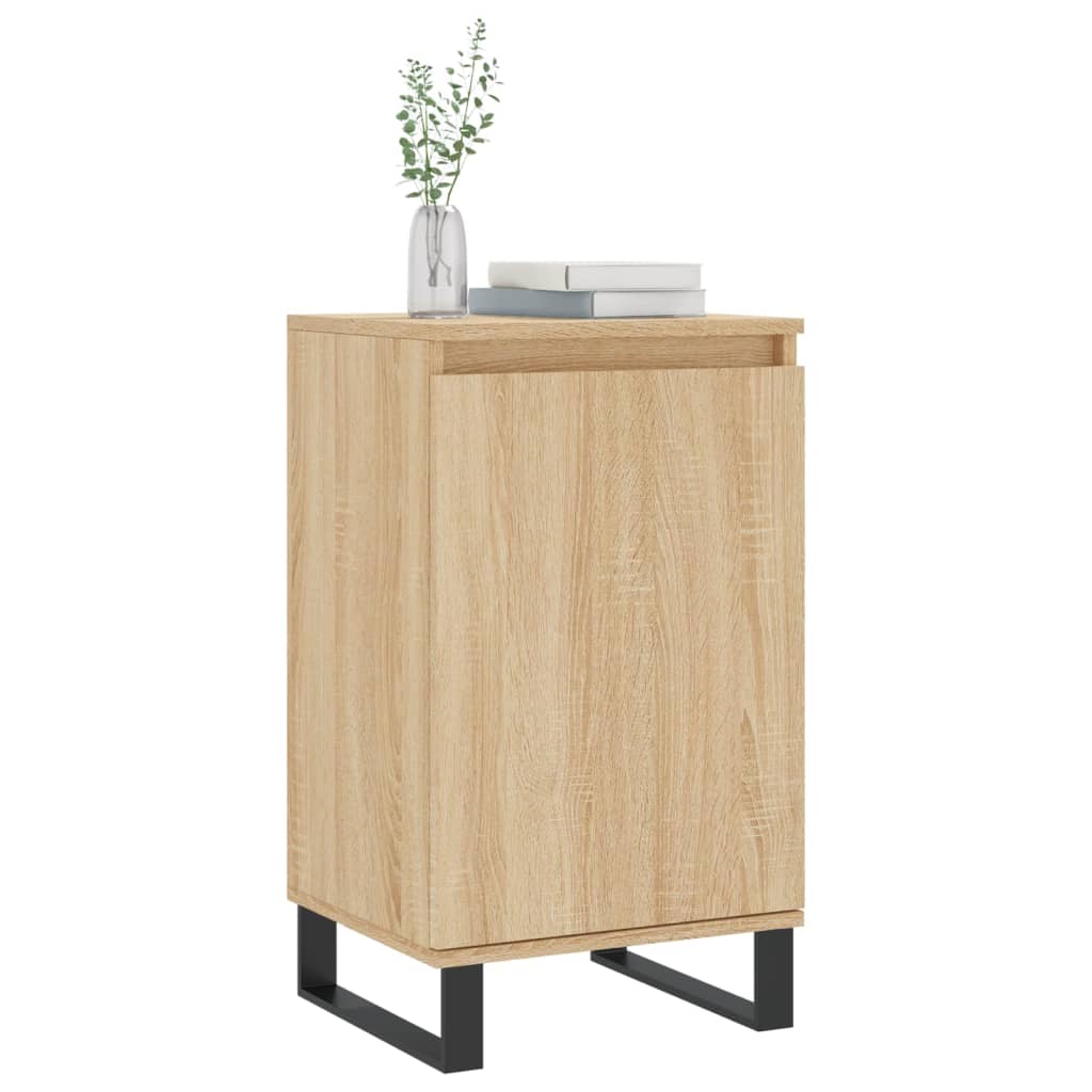 Dressoir 40x35x70 cm bewerkt hout sonoma eikenkleurig is nu te koop bij PeponiXL, paradijselijk wonen!