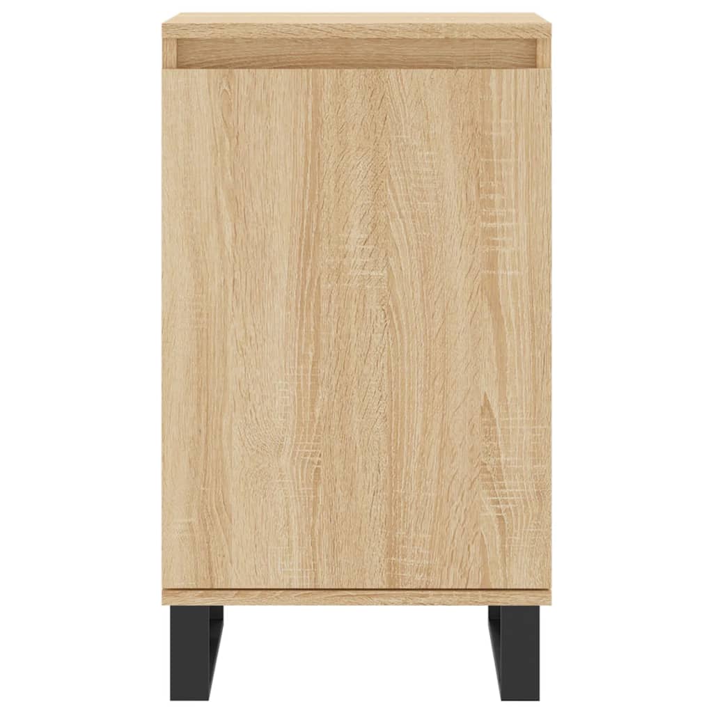 Dressoir 40x35x70 cm bewerkt hout sonoma eikenkleurig is nu te koop bij PeponiXL, paradijselijk wonen!