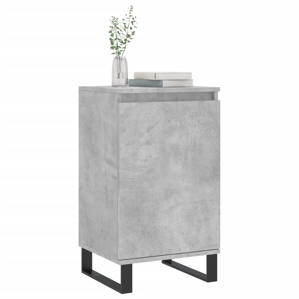Dressoir 40x35x70 cm bewerkt hout betongrijs is nu te koop bij PeponiXL, paradijselijk wonen!