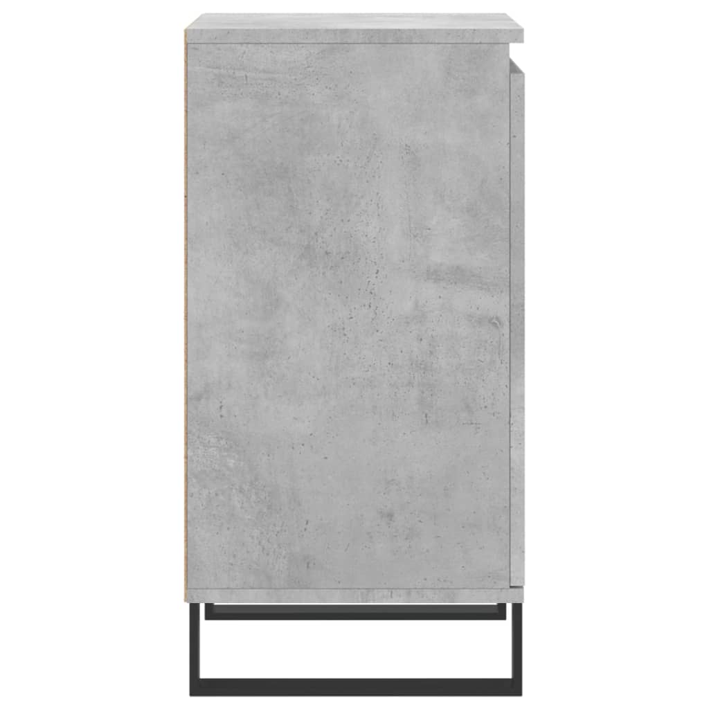 Dressoir 40x35x70 cm bewerkt hout betongrijs is nu te koop bij PeponiXL, paradijselijk wonen!