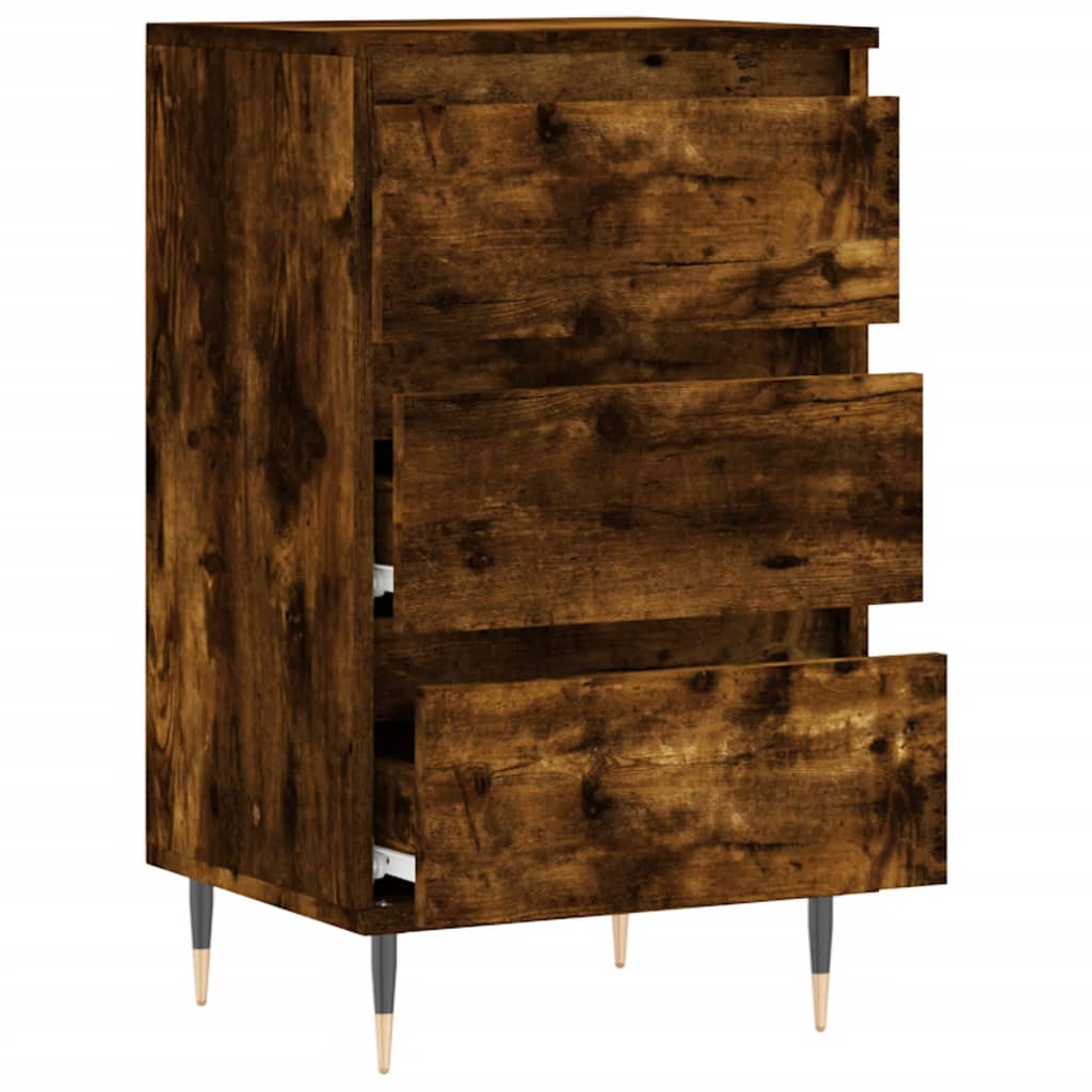 Dressoir 40x35x70 cm bewerkt hout gerookt eikenkleurig is nu te koop bij PeponiXL, paradijselijk wonen!