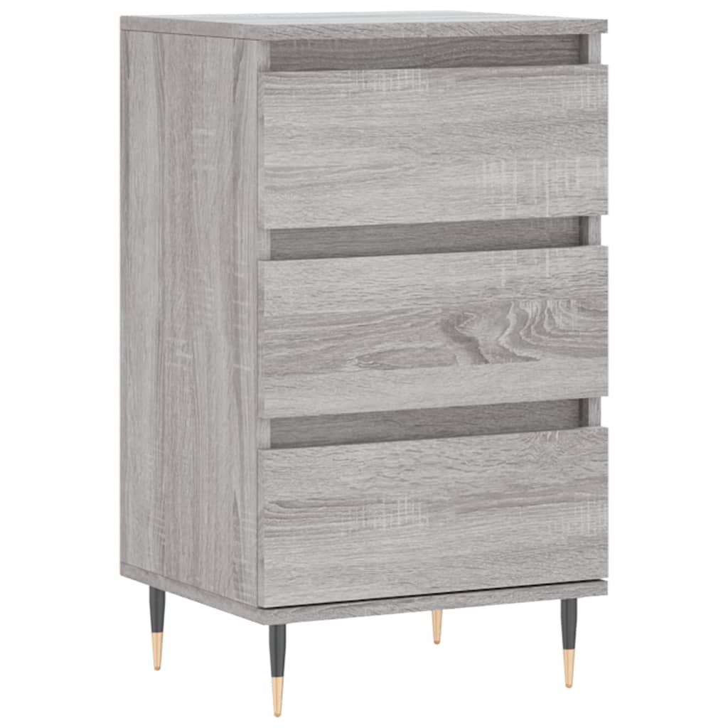 Dressoir 40x35x70 cm bewerkt hout grijs sonoma is nu te koop bij PeponiXL, paradijselijk wonen!