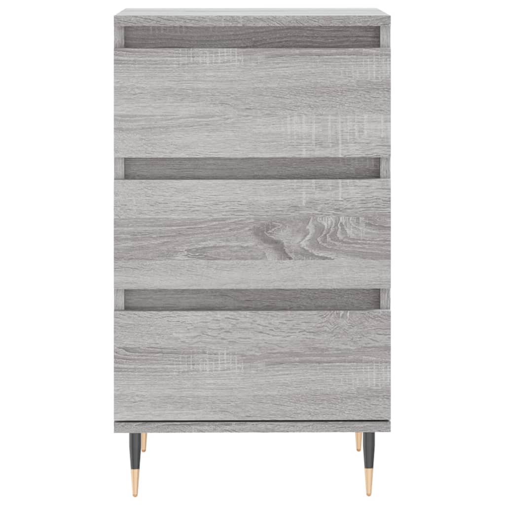 Dressoir 40x35x70 cm bewerkt hout grijs sonoma is nu te koop bij PeponiXL, paradijselijk wonen!