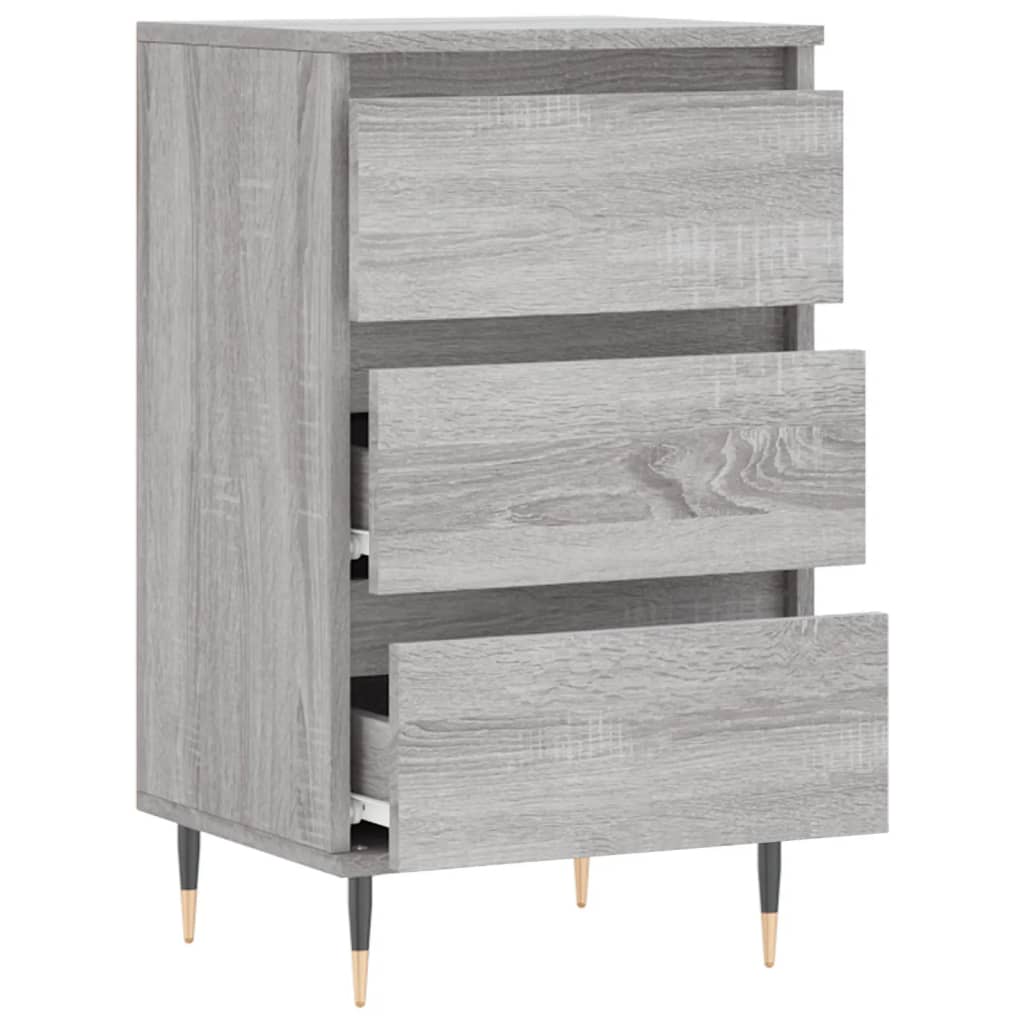 Dressoir 40x35x70 cm bewerkt hout grijs sonoma is nu te koop bij PeponiXL, paradijselijk wonen!