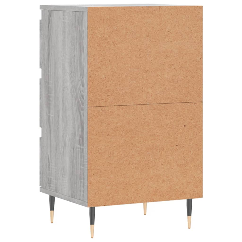 Dressoir 40x35x70 cm bewerkt hout grijs sonoma is nu te koop bij PeponiXL, paradijselijk wonen!