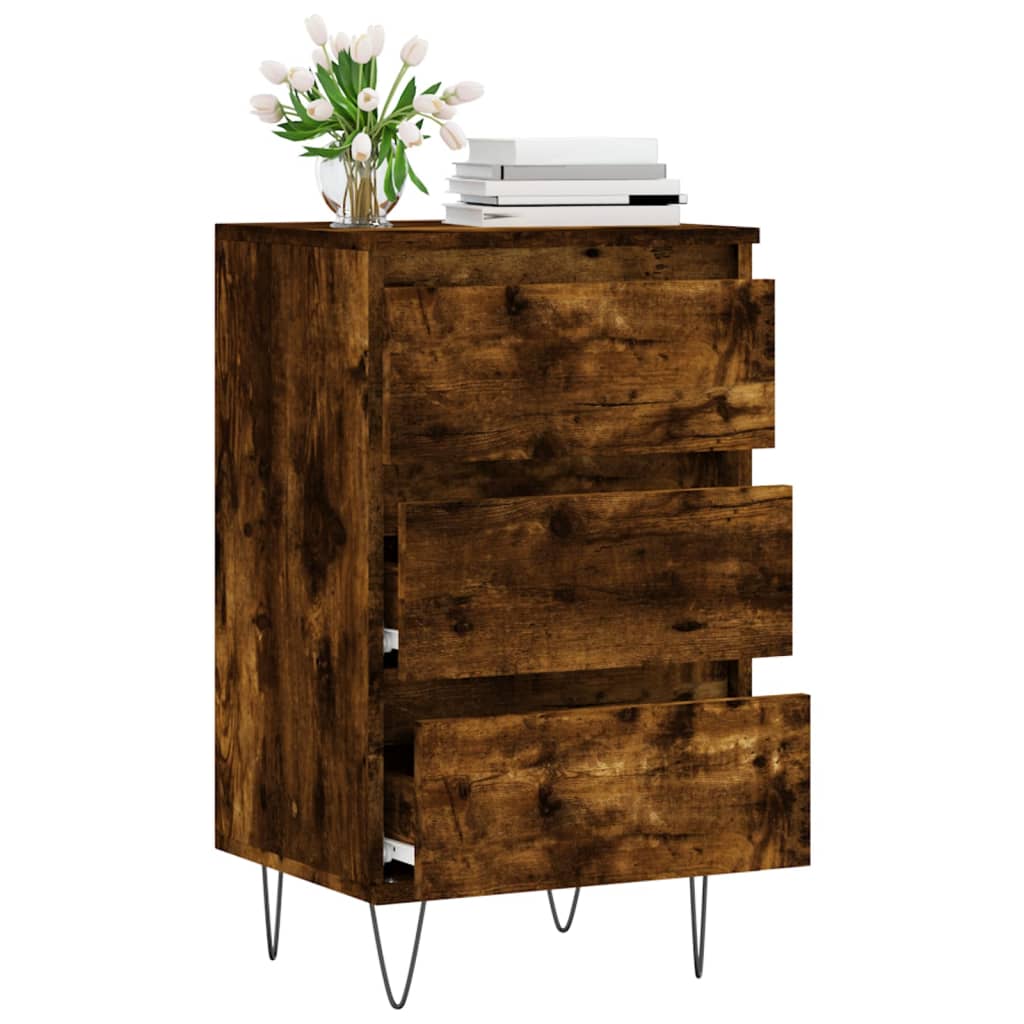 Dressoir 40x35x70 cm bewerkt hout gerookt eikenkleurig is nu te koop bij PeponiXL, paradijselijk wonen!