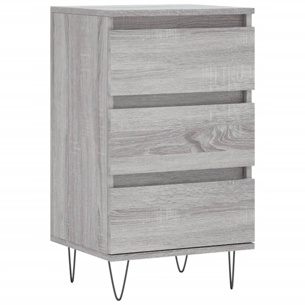 Dressoir 40x35x70 cm bewerkt hout grijs sonoma is nu te koop bij PeponiXL, paradijselijk wonen!