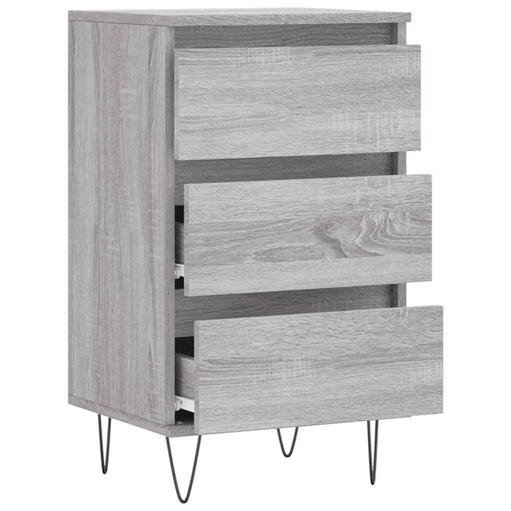Dressoir 40x35x70 cm bewerkt hout grijs sonoma is nu te koop bij PeponiXL, paradijselijk wonen!