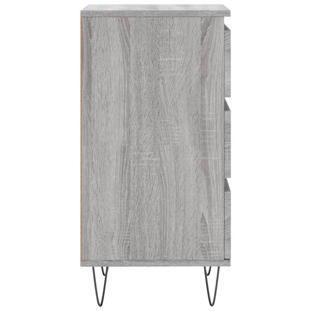 Dressoir 40x35x70 cm bewerkt hout grijs sonoma is nu te koop bij PeponiXL, paradijselijk wonen!