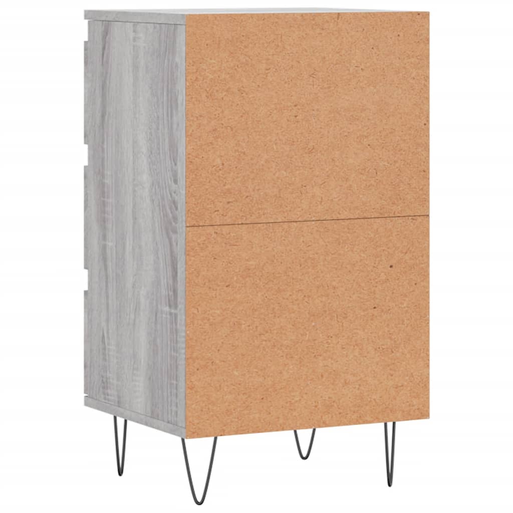 Dressoir 40x35x70 cm bewerkt hout grijs sonoma is nu te koop bij PeponiXL, paradijselijk wonen!