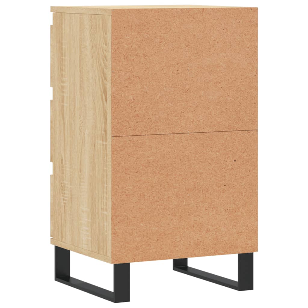 Dressoir 40x35x70 cm bewerkt hout sonoma eikenkleurig is nu te koop bij PeponiXL, paradijselijk wonen!