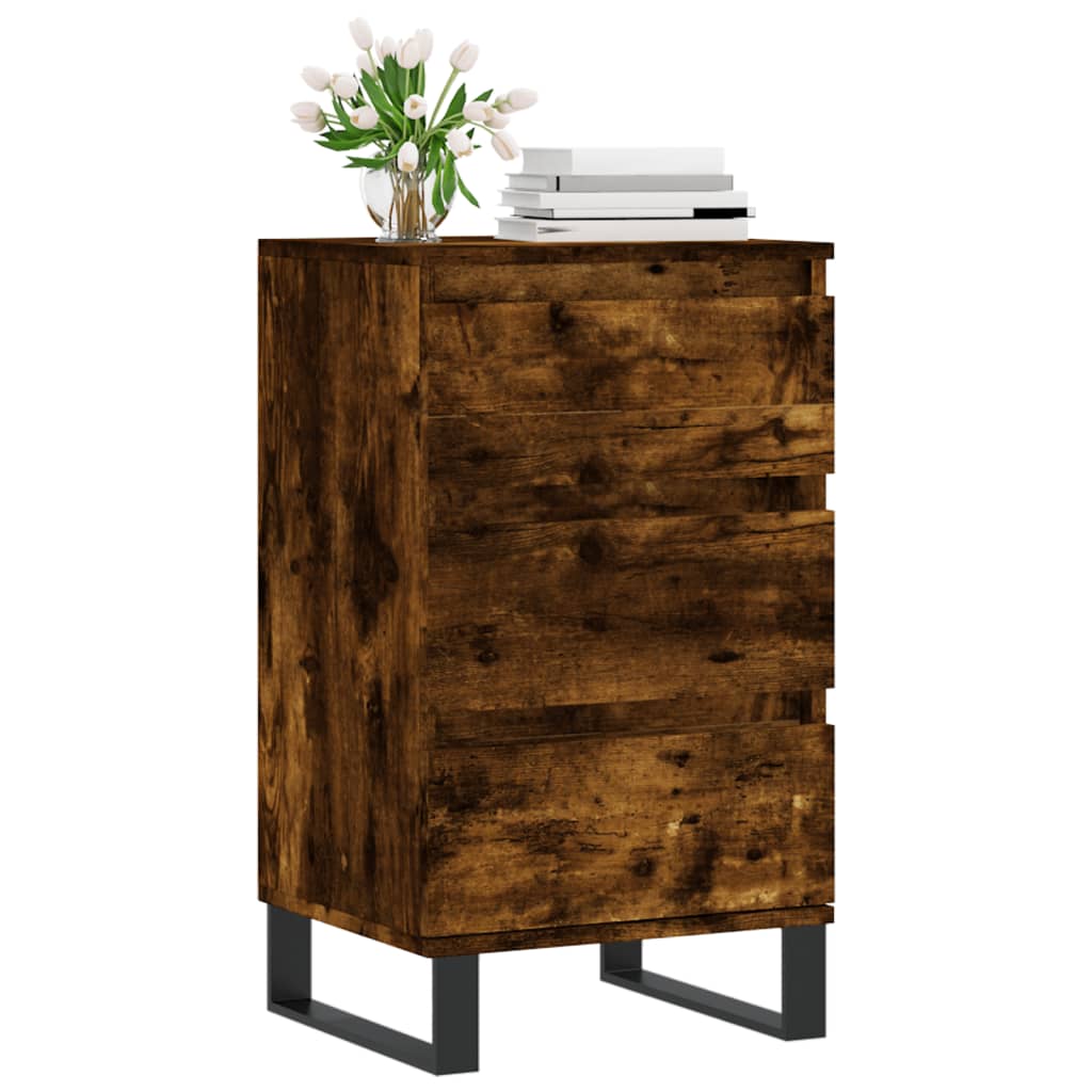 Dressoir 40x35x70 cm bewerkt hout gerookt eikenkleurig is nu te koop bij PeponiXL, paradijselijk wonen!