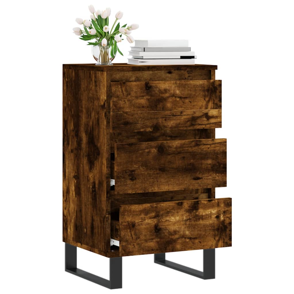 Dressoir 40x35x70 cm bewerkt hout gerookt eikenkleurig is nu te koop bij PeponiXL, paradijselijk wonen!