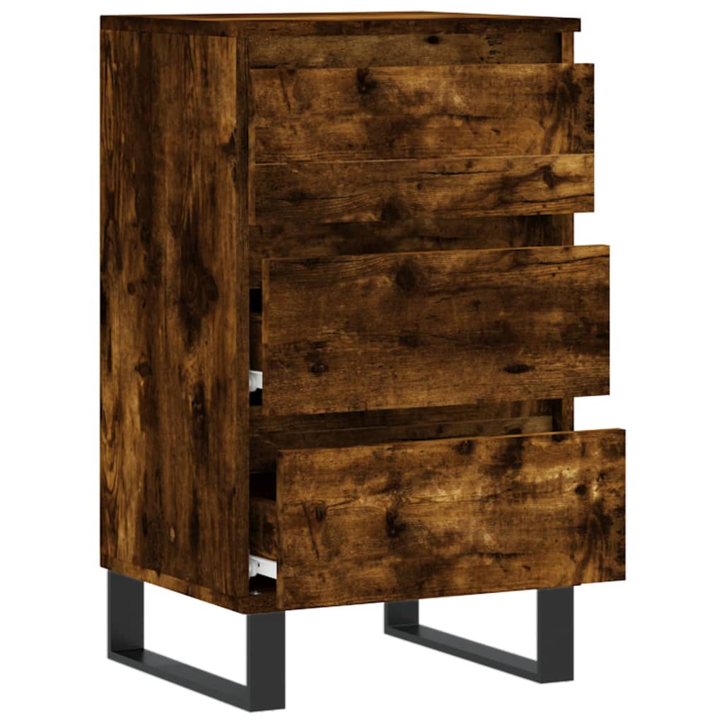 Dressoir 40x35x70 cm bewerkt hout gerookt eikenkleurig is nu te koop bij PeponiXL, paradijselijk wonen!