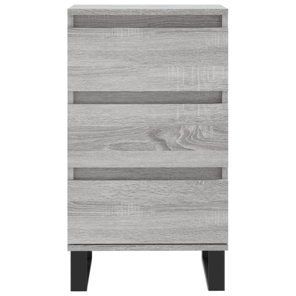 Dressoir 40x35x70 cm bewerkt hout grijs sonoma is nu te koop bij PeponiXL, paradijselijk wonen!