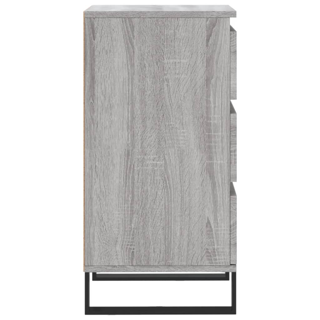 Dressoir 40x35x70 cm bewerkt hout grijs sonoma is nu te koop bij PeponiXL, paradijselijk wonen!