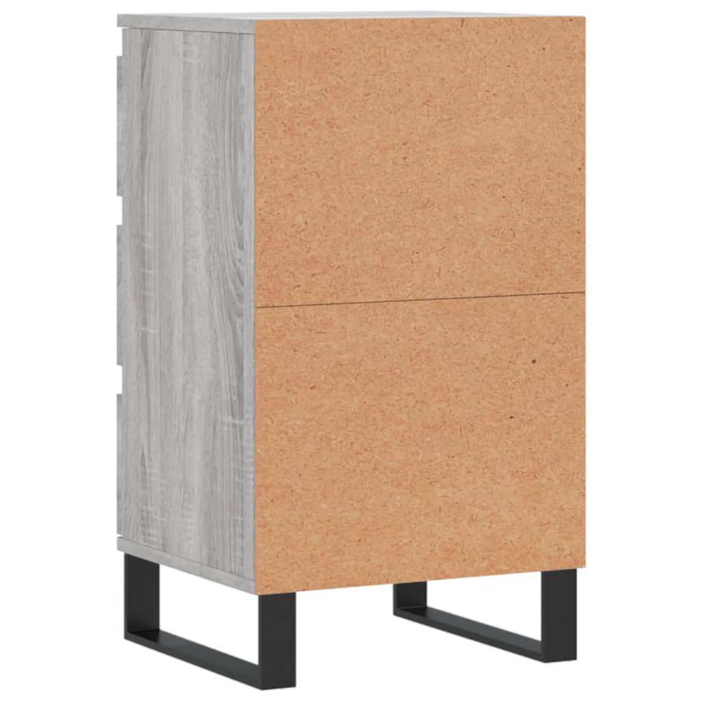 Dressoir 40x35x70 cm bewerkt hout grijs sonoma is nu te koop bij PeponiXL, paradijselijk wonen!