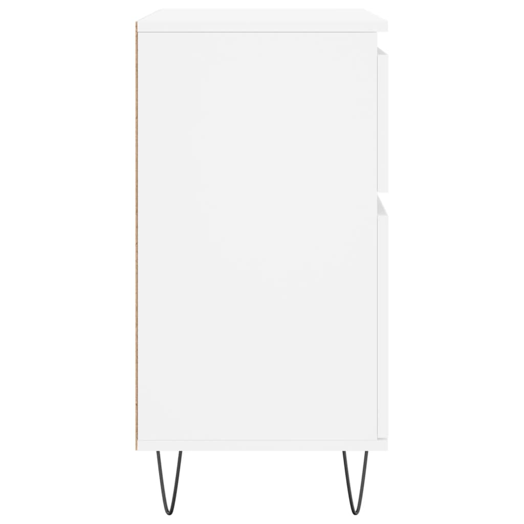 Dressoir 60x35x70 cm bewerkt hout wit is nu te koop bij PeponiXL, paradijselijk wonen!