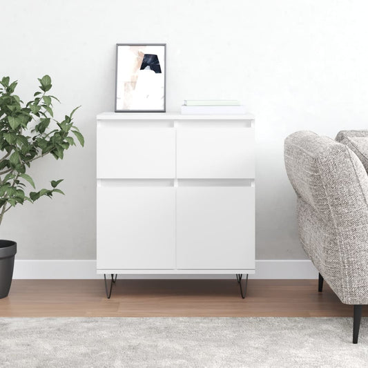 Dressoir 60x35x70 cm bewerkt hout wit is nu te koop bij PeponiXL, paradijselijk wonen!