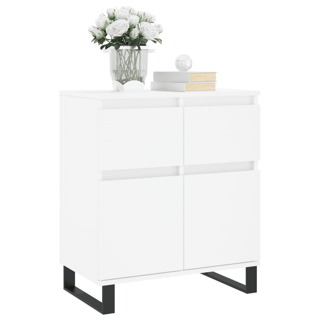 Dressoir 60x35x70 cm bewerkt hout wit is nu te koop bij PeponiXL, paradijselijk wonen!