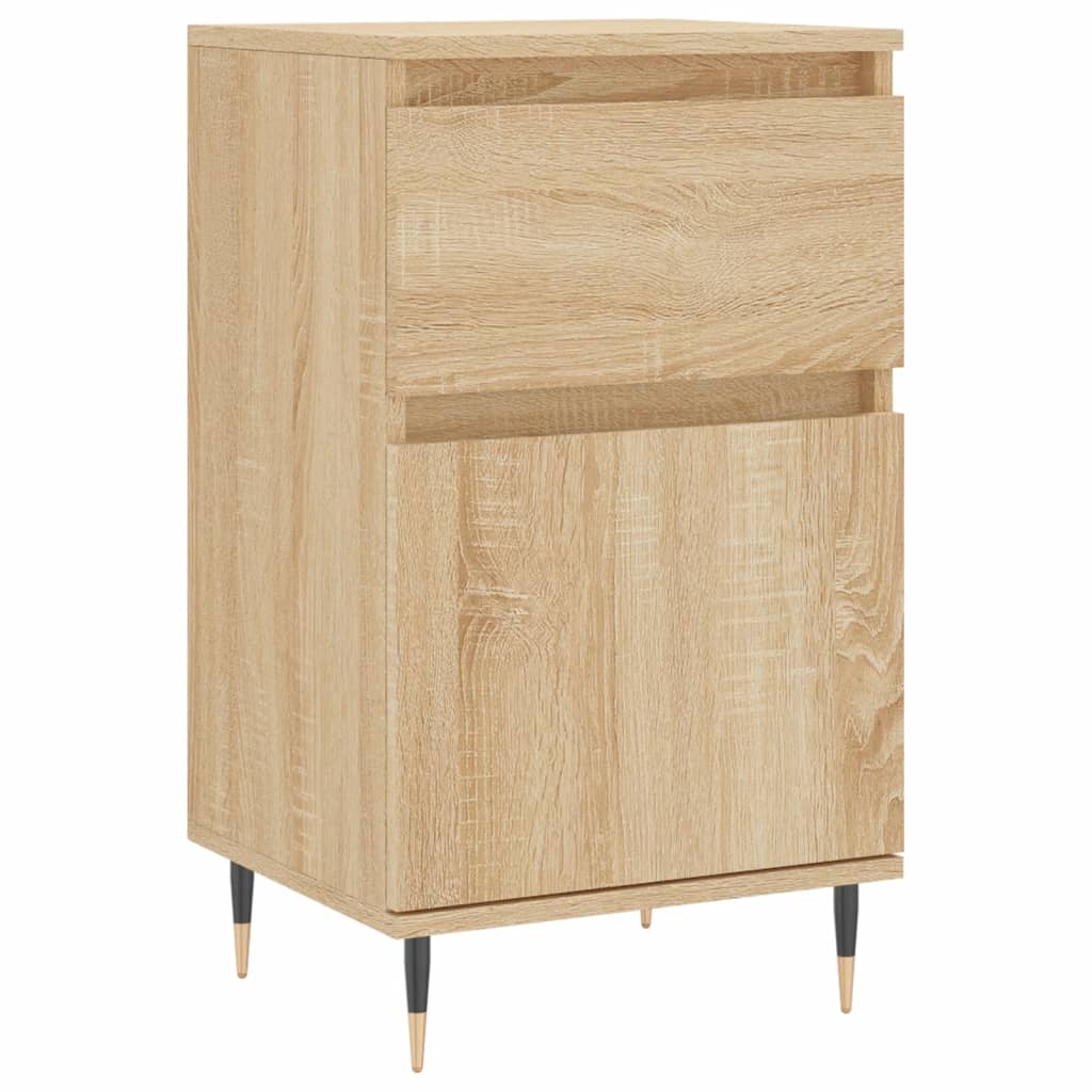 Dressoir 40x35x70 cm bewerkt hout sonoma eikenkleurig is nu te koop bij PeponiXL, paradijselijk wonen!