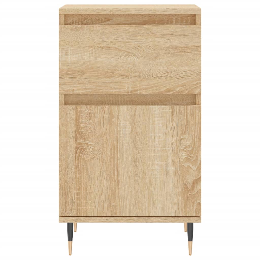 Dressoir 40x35x70 cm bewerkt hout sonoma eikenkleurig is nu te koop bij PeponiXL, paradijselijk wonen!