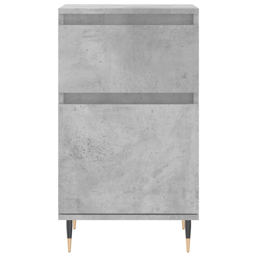 Dressoir 40x35x70 cm bewerkt hout betongrijs is nu te koop bij PeponiXL, paradijselijk wonen!