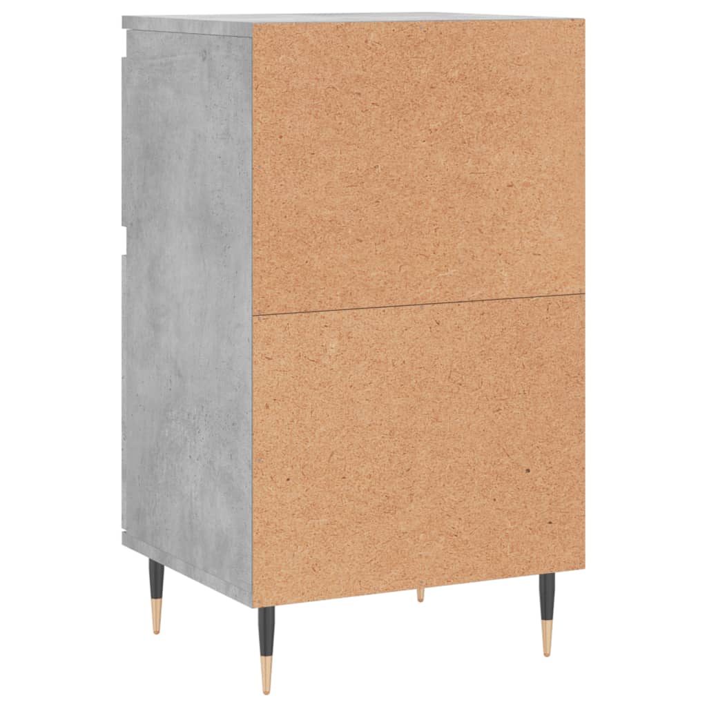 Dressoir 40x35x70 cm bewerkt hout betongrijs is nu te koop bij PeponiXL, paradijselijk wonen!