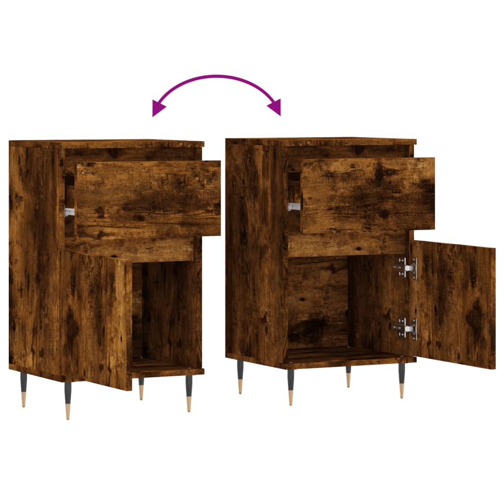 Dressoir 40x35x70 cm bewerkt hout gerookt eikenkleurig is nu te koop bij PeponiXL, paradijselijk wonen!