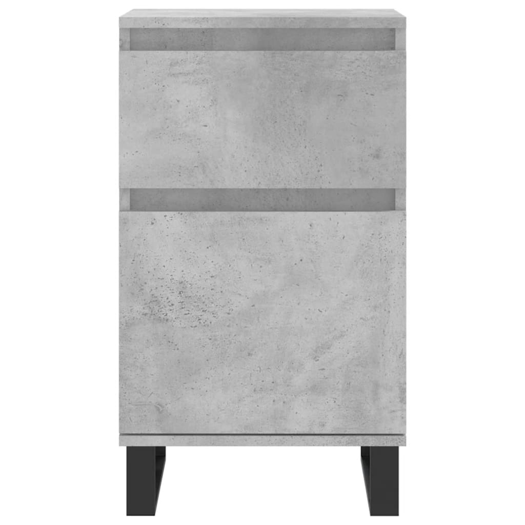 Dressoir 40x35x70 cm bewerkt hout betongrijs is nu te koop bij PeponiXL, paradijselijk wonen!