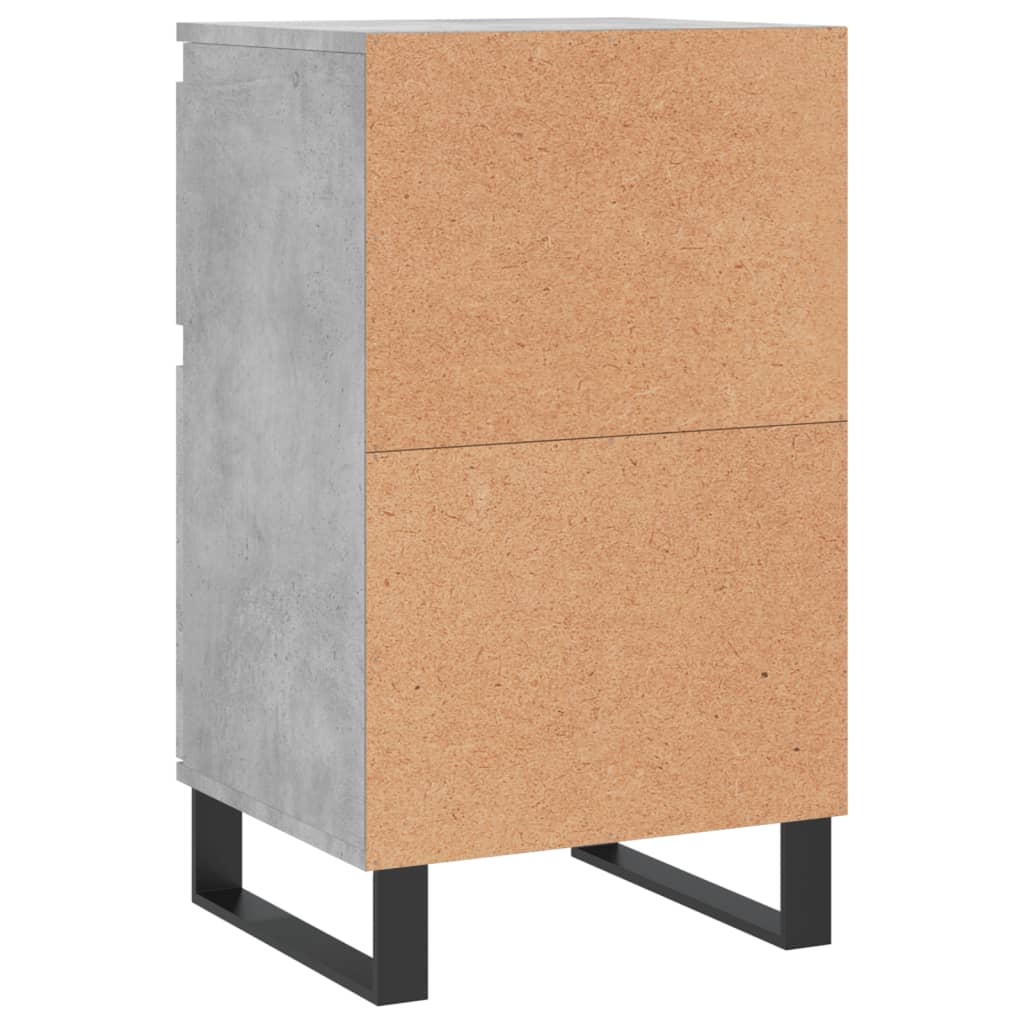 Dressoir 40x35x70 cm bewerkt hout betongrijs is nu te koop bij PeponiXL, paradijselijk wonen!