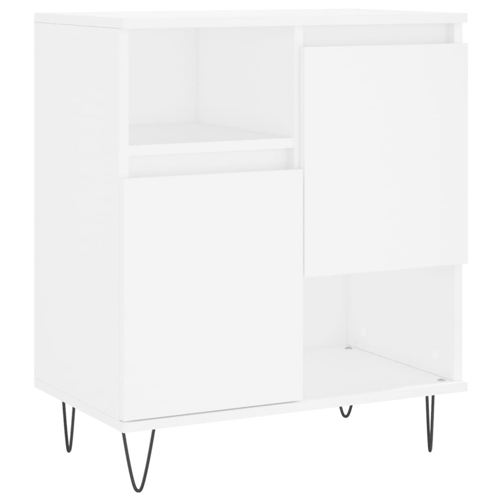 Dressoir 60x35x70 cm bewerkt hout wit is nu te koop bij PeponiXL, paradijselijk wonen!