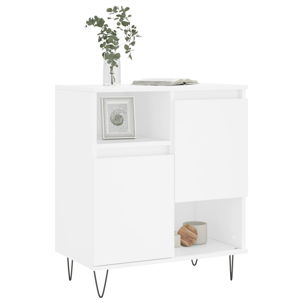 Dressoir 60x35x70 cm bewerkt hout wit is nu te koop bij PeponiXL, paradijselijk wonen!