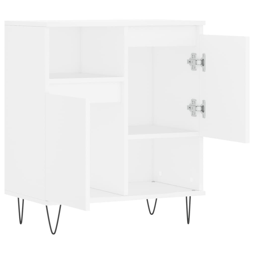 Dressoir 60x35x70 cm bewerkt hout wit is nu te koop bij PeponiXL, paradijselijk wonen!