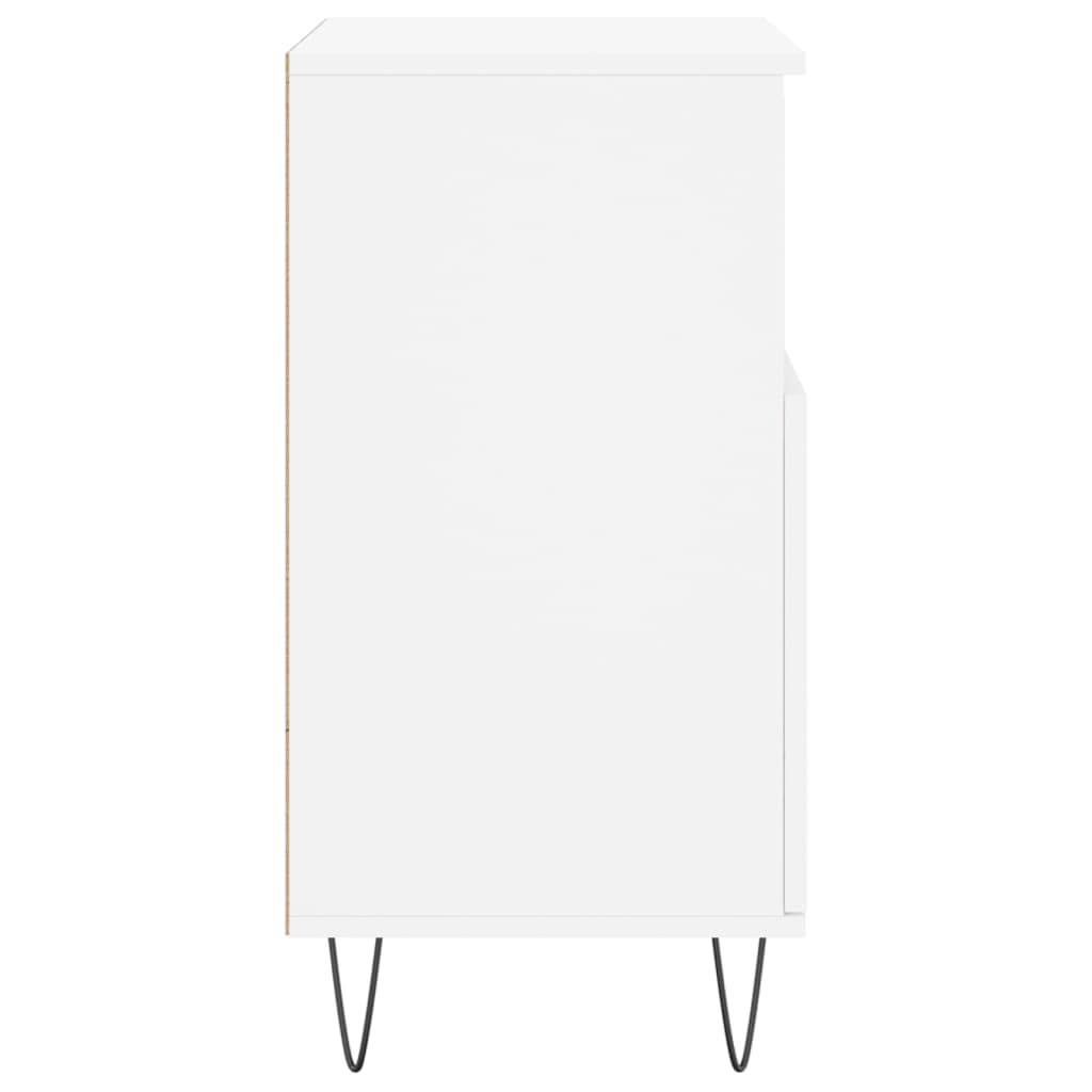 Dressoir 60x35x70 cm bewerkt hout wit is nu te koop bij PeponiXL, paradijselijk wonen!