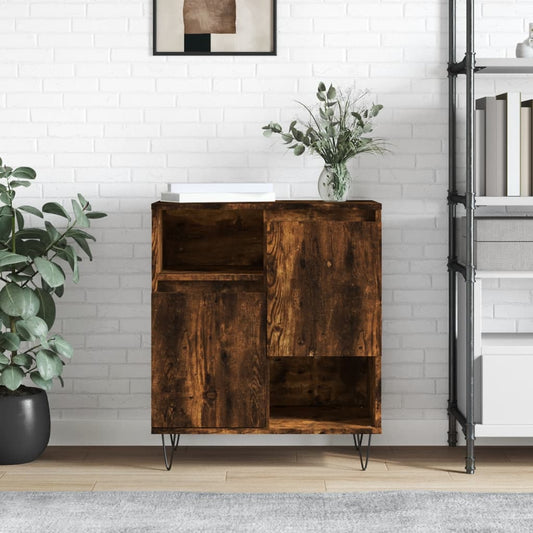 Dressoir 60x35x70 cm bewerkt hout gerookt eikenkleurig is nu te koop bij PeponiXL, paradijselijk wonen!