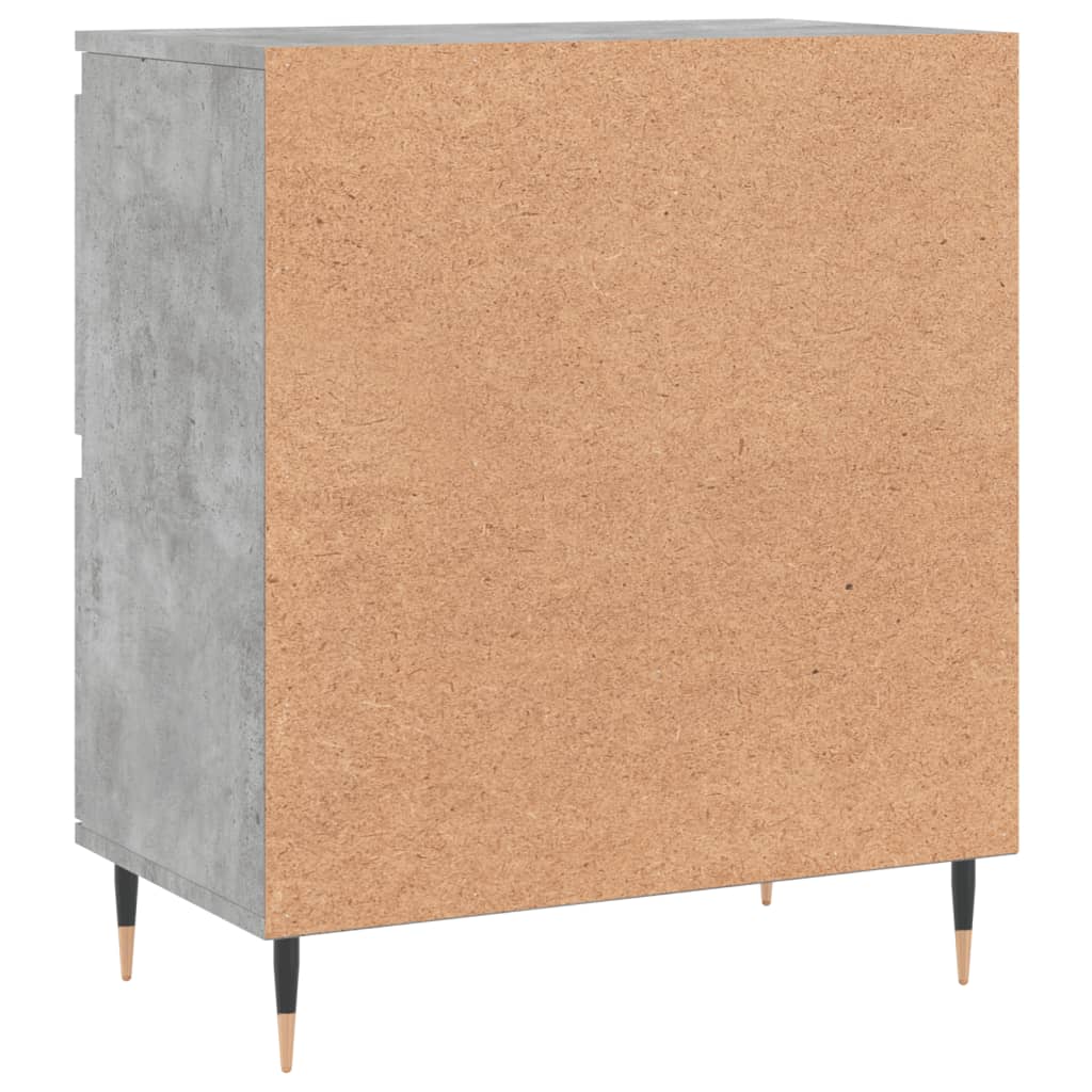 Dressoir 60x35x70 cm bewerkt hout betongrijs is nu te koop bij PeponiXL, paradijselijk wonen!