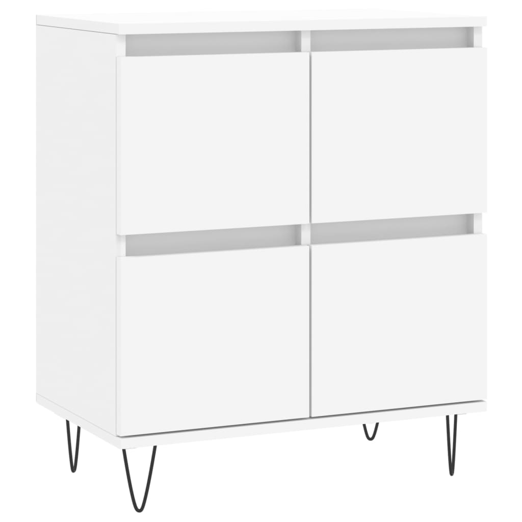 Dressoir 60x35x70 cm bewerkt hout wit is nu te koop bij PeponiXL, paradijselijk wonen!