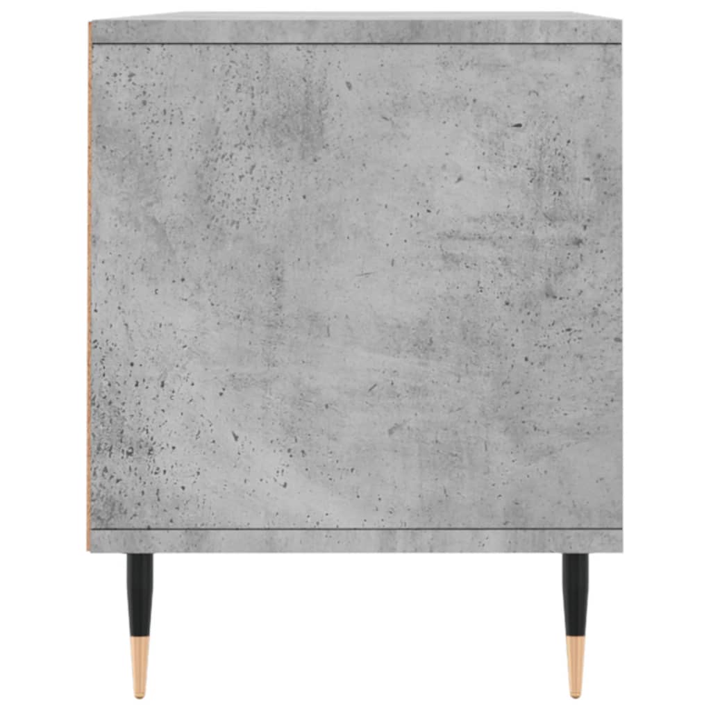 Tv-meubel 100x34,5x44,5 cm bewerkt hout betongrijs is nu te koop bij PeponiXL, paradijselijk wonen!