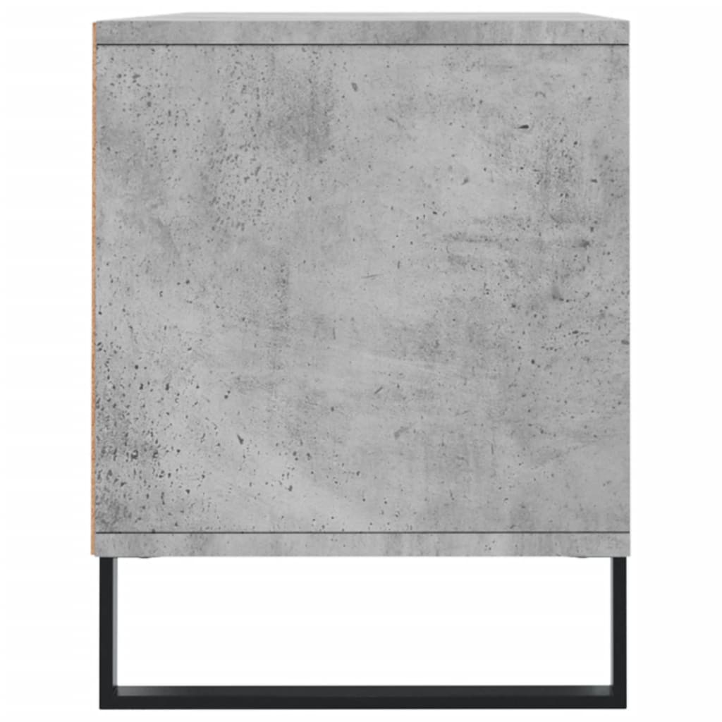 Tv-meubel 100x34,5x44,5 cm bewerkt hout betongrijs is nu te koop bij PeponiXL, paradijselijk wonen!
