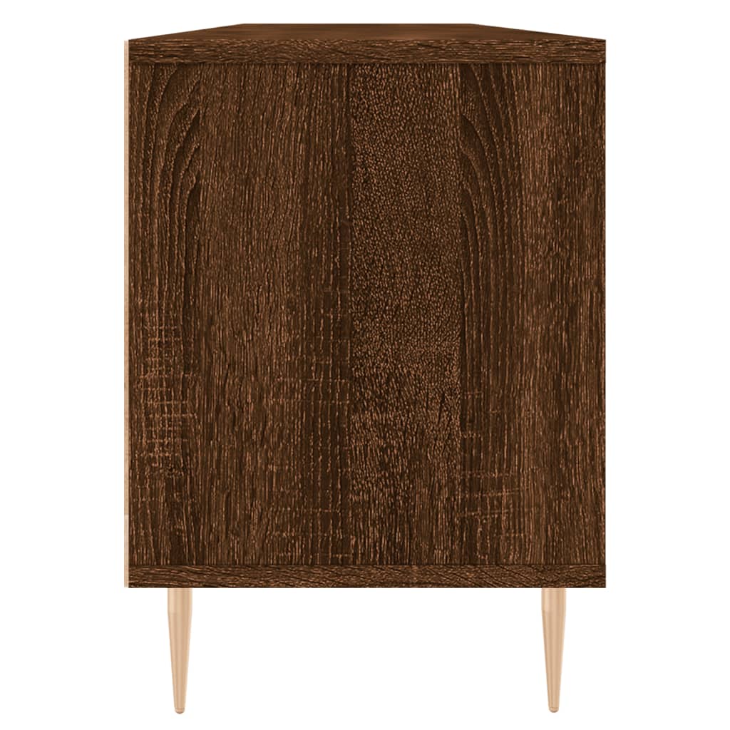 Tv-meubel 150x30x44,5 cm bewerkt hout bruin eikenkleur is nu te koop bij PeponiXL, paradijselijk wonen!