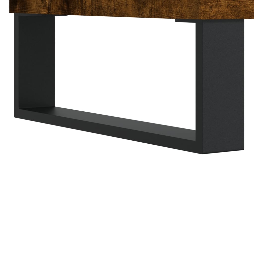 Badkamerkast 30x30x190 cm bewerkt hout gerookt eikenkleurig is nu te koop bij PeponiXL, paradijselijk wonen!