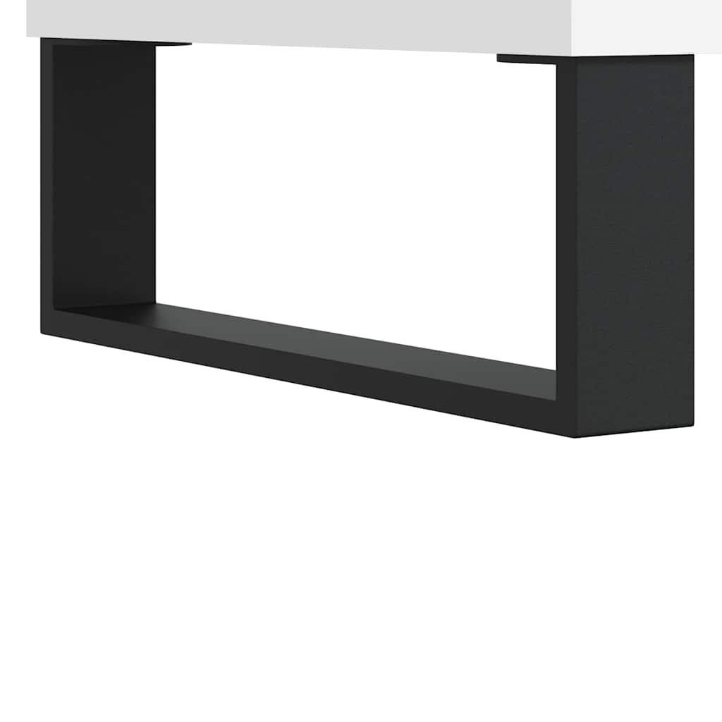 Badkamerkast 65x33x60 cm bewerkt hout wit is nu te koop bij PeponiXL, paradijselijk wonen!