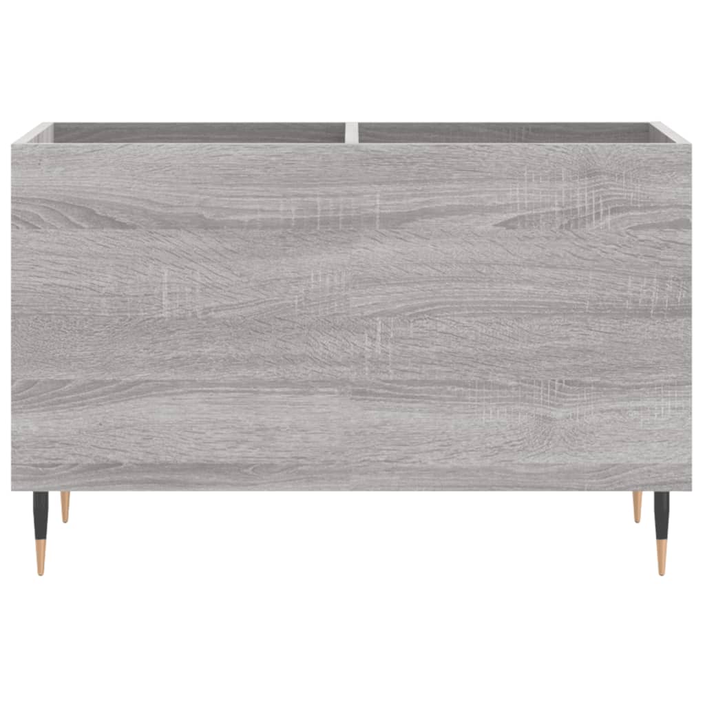 Platenkast 74,5x38x48 cm bewerkt hout grijs sonoma eikenkleurig is nu te koop bij PeponiXL, paradijselijk wonen!